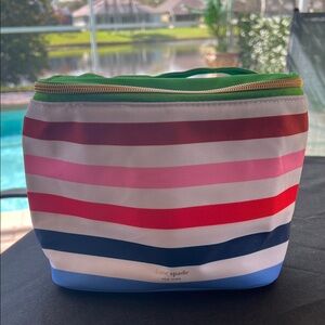 Kate Spade Striped Multicolor Lunch Tote